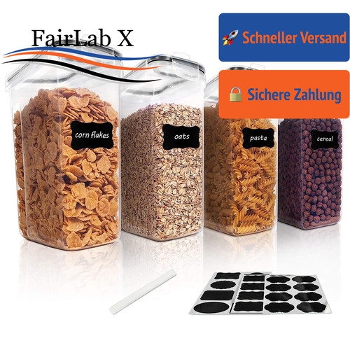 Vorratsdosen set luftdicht - vorratsdosen, 4l