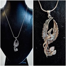 Silber Anhänger Phönix 925