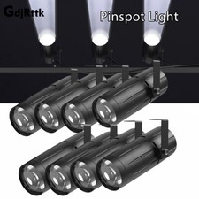 8pcs Mini LED Pin Spot Stage