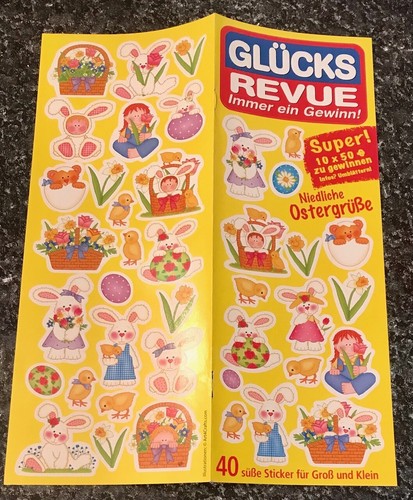 Großer sticker bogen aus - großer,