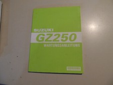  SUZUKI GZ 250 Marauder 1999 Wartung Reparatur  Werkstatt hand buch