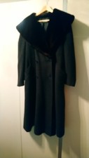 Wintermantel dunkelgrau Gr. 44 hochwertig