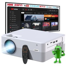 Mini 1080P Beamer HD Projektor 4K 10000LMS LED WLAN Heimkino Bluetooth Projektor