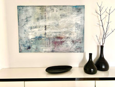 Leinwandbild Gemälde Abstrakt Unikat Original handgemalt vielschichtig signiert