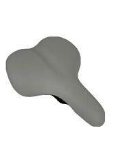 Fahrrad Sattel Cruiser City Bike Hollandrad Fahrradsattel Lederdesign Chic grau