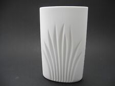 Rosenthal weiße Vase Entwurf: Claus Josef Riedel 3578/18 Halme Schilf Gras