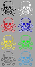Aufkleber Sticker Totenkopf