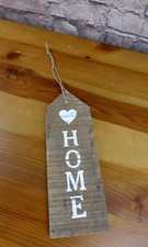 Hänge Schild Holz HOME holz