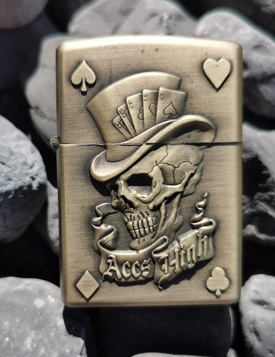 Feuerzeug joker totenkopf - feuerzeug,
