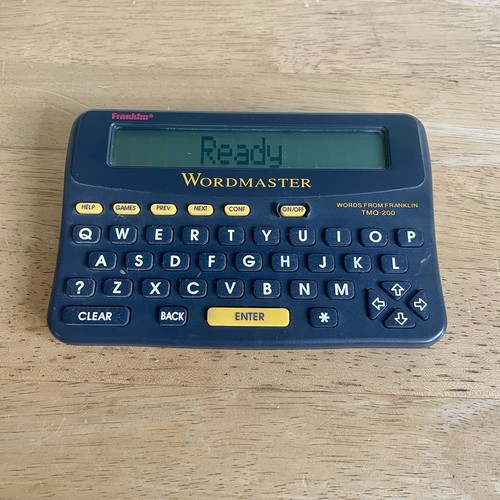 Franklin wordmaster tmq 200 - wordmaster, tmq-200