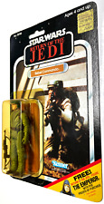 VINTAGE STAR WARS 1983 KENNER ROTJ REBEL COMMANDO 65-BACK MOC EMPEROR OFFER!!