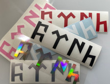 2x Aufkleber / Sticker -
