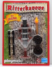 BLISTER RITTER KANONE Playmobil Limited Edition zu Munition Räder OVP NEU - RAR