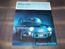 TOPRARITÄT Herrlicher Prospekt Renault Dauphine Gordini von 1966 !!!