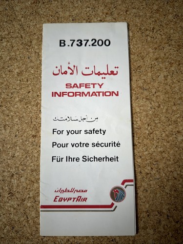 Egyptair 737 200 safety - egyptair, b.737..200