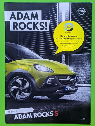 Opel adam jam glam slam - opel,
