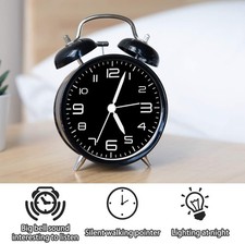 4 Zoll Doppelglockenwecker mit