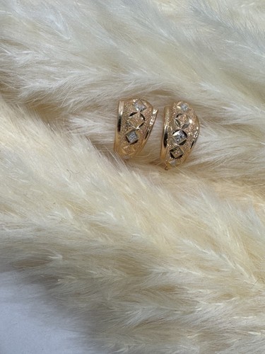 585 gold ohrringe - gold, kreolen