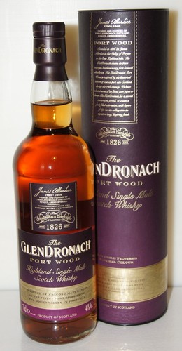 Glendronach port wood 10y - 46%,