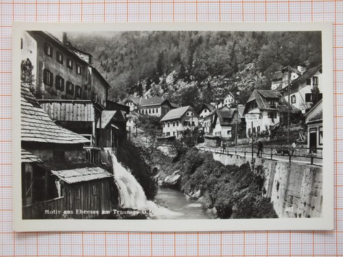 Fotokarte ebensee am - -,