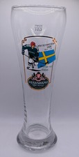 Herrnbräu Ingolstadt Weizenbierglas 0,5L Eishockey WM Schweden 1995 0,5 l