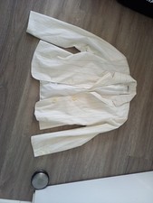 Blazer Gr.40 Nadelstreifen Weiß