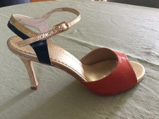 Tango Schuhe in Gold/Orange/Schwarz von Tango Leike