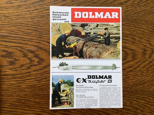 Dolmar motorsägen prospekt - dolmar,