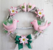 Türkranz Vögel Herzen Kranz