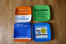 4 x ZAHLTELLER / Werbeteller