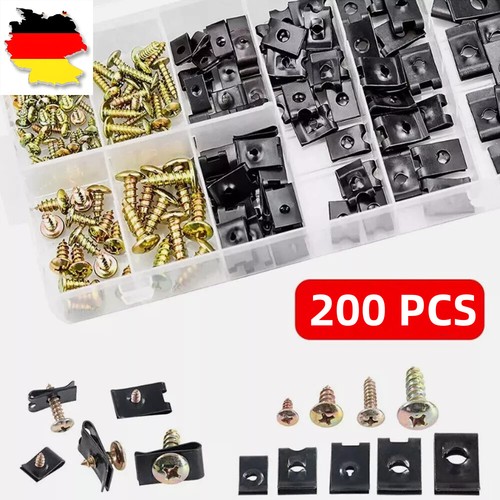 200pcs blechmuttern schrauben - 200pcs,