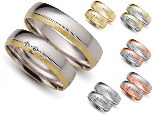 Paar trauringe gold - 1,