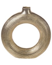 Dekovase Aluminium gold 40 cm