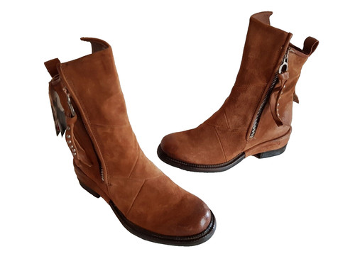 Damen leder stiefelette - damen,