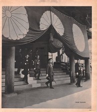 Showa Tenno - Kaiser von Japan - Hirohito - 1943 ~21x24cm