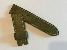 Uhrenarmband Handmade 24 mm grün f. z.B. Panerai, Steinhart