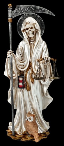 Santa muerte figur mit - santa, waage