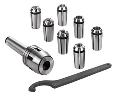 Einhell   Metall-Fräsmaschinen-Zubehör Spannzangen-Satz, 9tlg