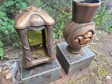 Grabschmuck Grablampe Grablaterne Grablicht Friedhof Grabvase Messing Bronze