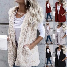Damen-Fleece-Fell-Heizwesten
