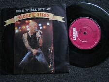 Rose Tattoo-Rock n Roll outlaw 7 PS-1981 UK-Carrere Records-CAR 200