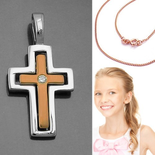 Kinder kreuz anhänger - kinder,