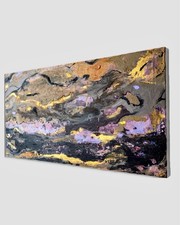 Abstraktes Gemälde 50x100 cm