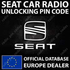 SEAT RADIO UNLOCKING PIN CODE DECODE ALL MODELS SEZAZ1 SEZAZ2 SEZ6Z7 SEZBZ7 RNS