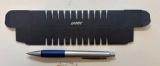 Lamy Accent Druckbleistift Silber matt mit blauem Griffstück