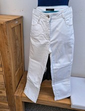 BONITA Jeans Hose Weiß braune