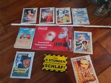 Blechschilder Blechkarten Kino Werbung Sammlung Coca Cola