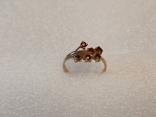 Granatring kt gold - 9,