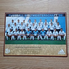 DFB AUTOGRAMM POSTER WM 98,mit faksimilen Unterschriften, Maße 30×20cm