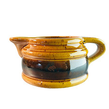 Gallo Provence Kanne braun Kännchen H 7,5 cm Keramik